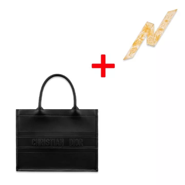 [New] DIOR BOOK TOTE Small Bag Smooth Calfskin