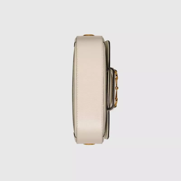 GUCCI Horsebit Series 1955 Mini Handbag with Detachable Shoulder Strap