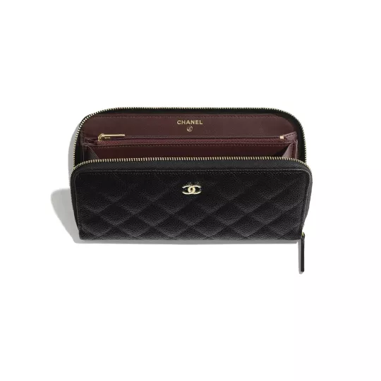 Popular Chanel Classic Long Zip Wallet