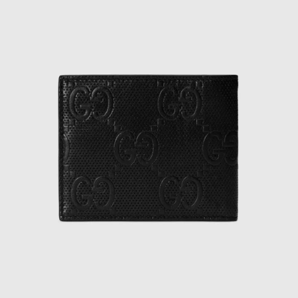 GG Print Embossed Wallet